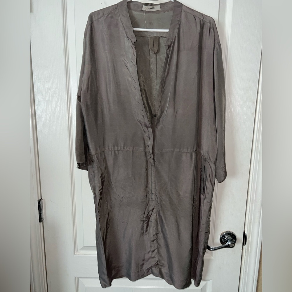 Humanoid Casual Gray Midi Dress